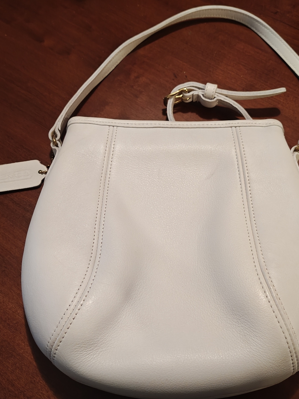 COACH White Crossbody